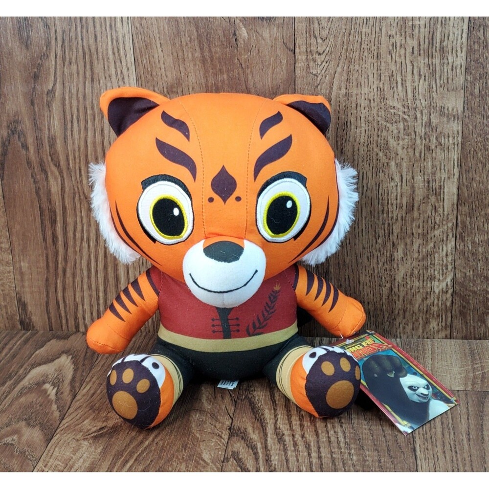 Kung Fu Panda Sitting Baby Tigress 9" Plush Dreamworks Toy Factory NWT